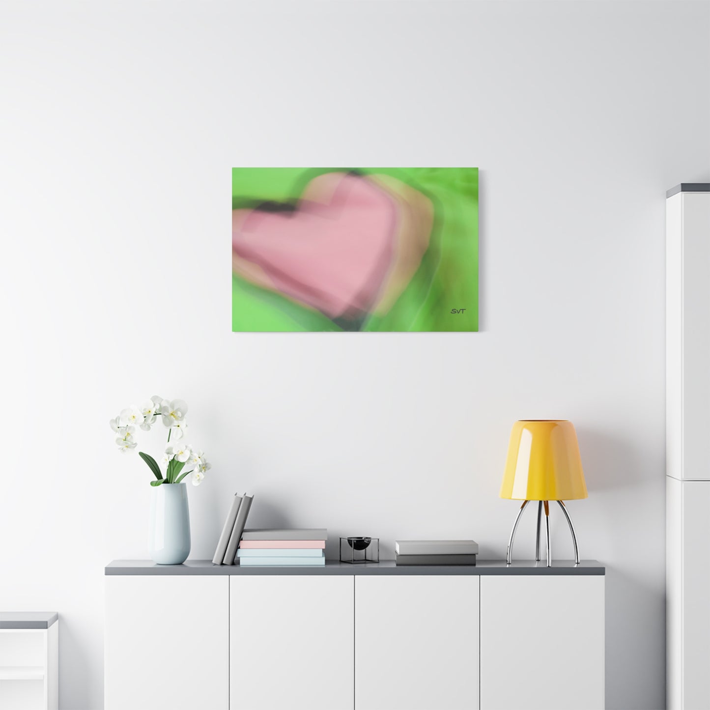 PINK HEART - Matte Canvas, Stretched, 1.25"