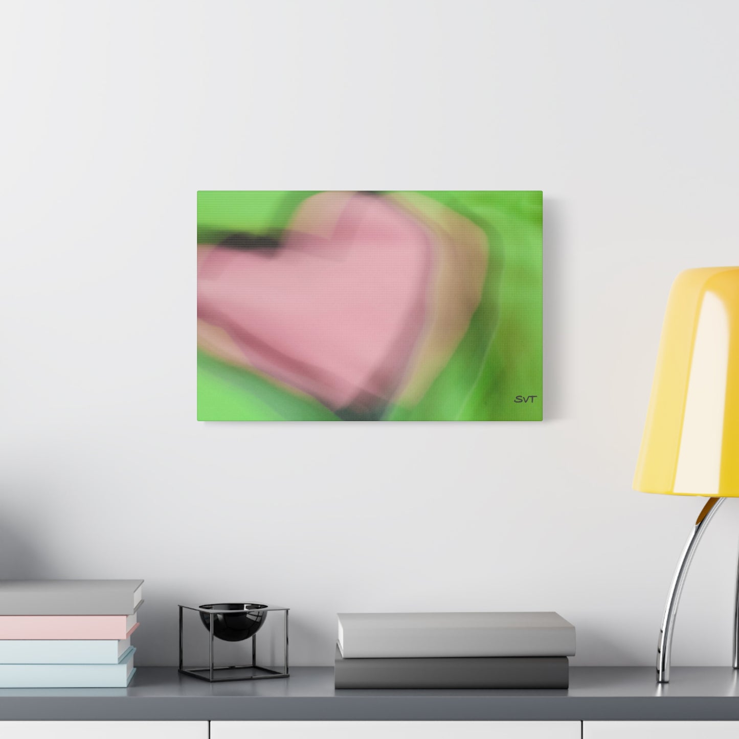 PINK HEART - Matte Canvas, Stretched, 1.25"