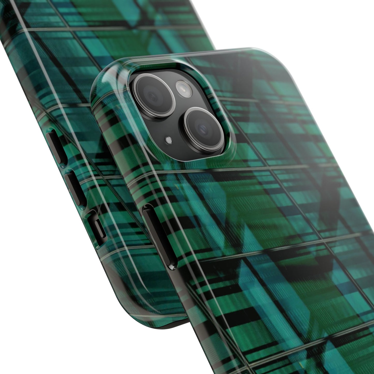 An iPhone or Samsung Tough Phone Case - GLASS - iPhone 16 & 15 - Samsung Galaxy S24 - Durable, Protective Cases for Everyday Adventures, Great for Gifts, Birthdays, Holidays, Original Art Design