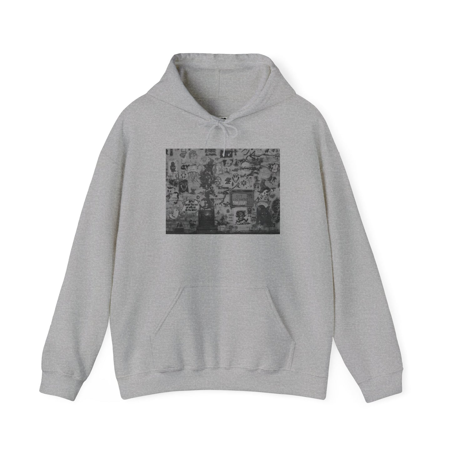 TELEVISION - Hooded Hoodie Sweatshirt - Cozy Unisex Pullover Jumper for Positive Vibes, Gift for Friends, Everyday Comfort, Self-Expression