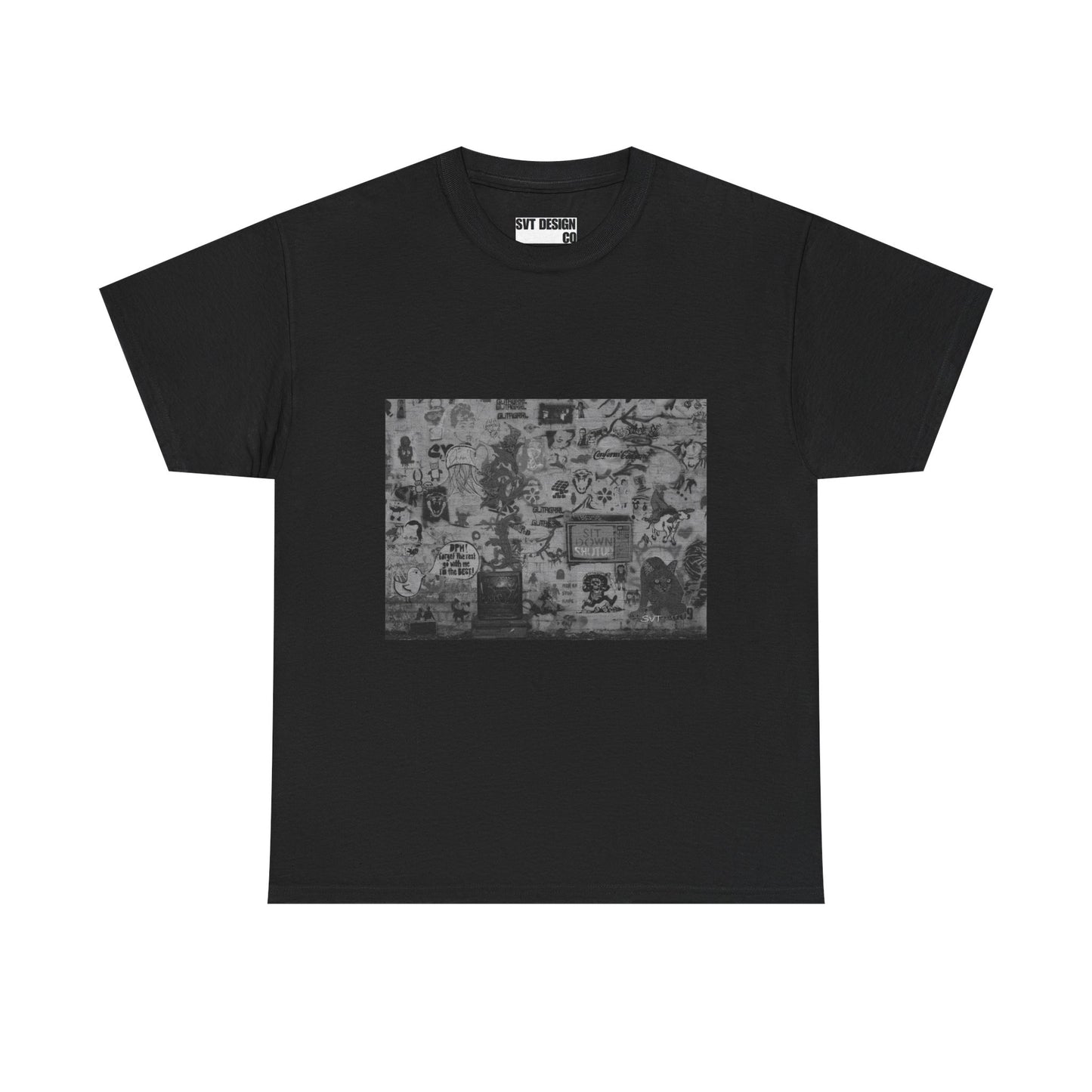TELEVISION - Unisex Artistic Black & White Design T-Shirt Tee