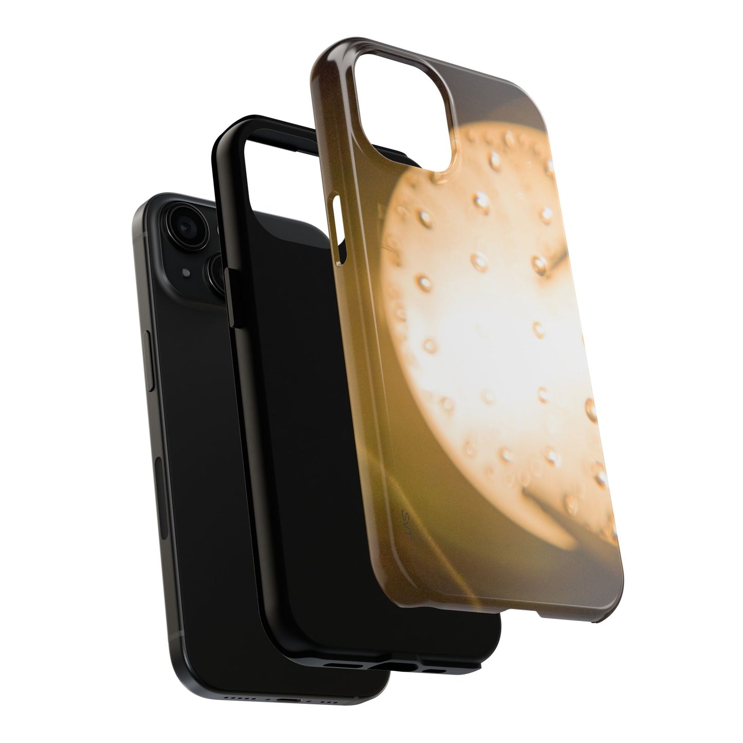 An iPhone or  Samsung Tough Phone Case - SUN GLOBE - iPhone 16 & 15 - Samsung Galaxy S24 - Durable, Protective Cases for Everyday Adventures, Great for Gifts, Birthdays, Holidays, Original Art Design