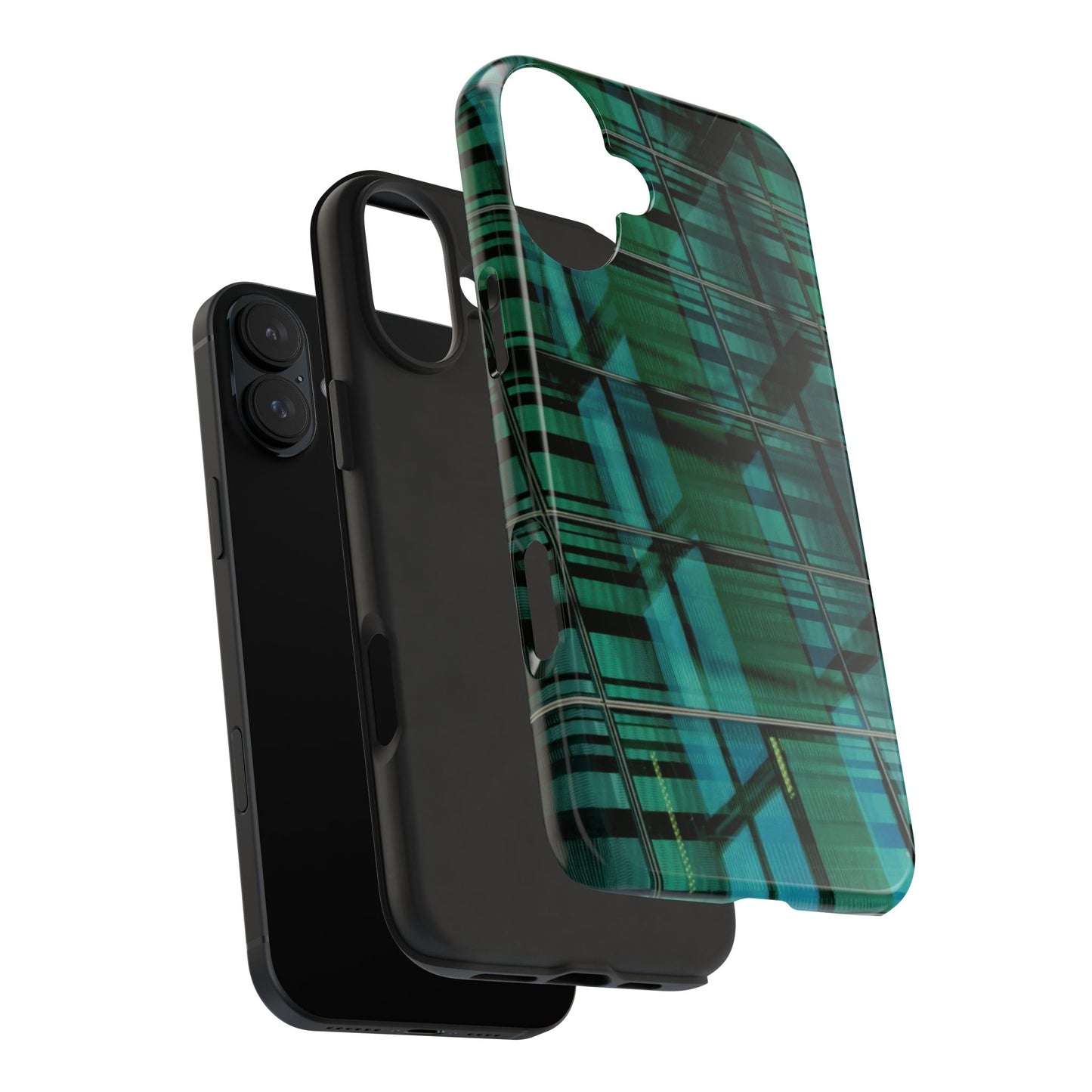 An iPhone or Samsung Tough Phone Case - GLASS - iPhone 16 & 15 - Samsung Galaxy S24 - Durable, Protective Cases for Everyday Adventures, Great for Gifts, Birthdays, Holidays, Original Art Design