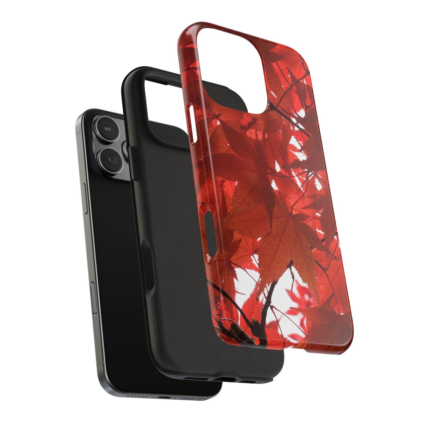 An iPhone or Samsung Tough Phone Case - FALL FOLIAGE - iPhone 16 & 15 - Samsung Galaxy S24 - Durable, Protective Cases for Everyday Adventures, Great for Gifts, Birthdays, Holidays, Original Art Design