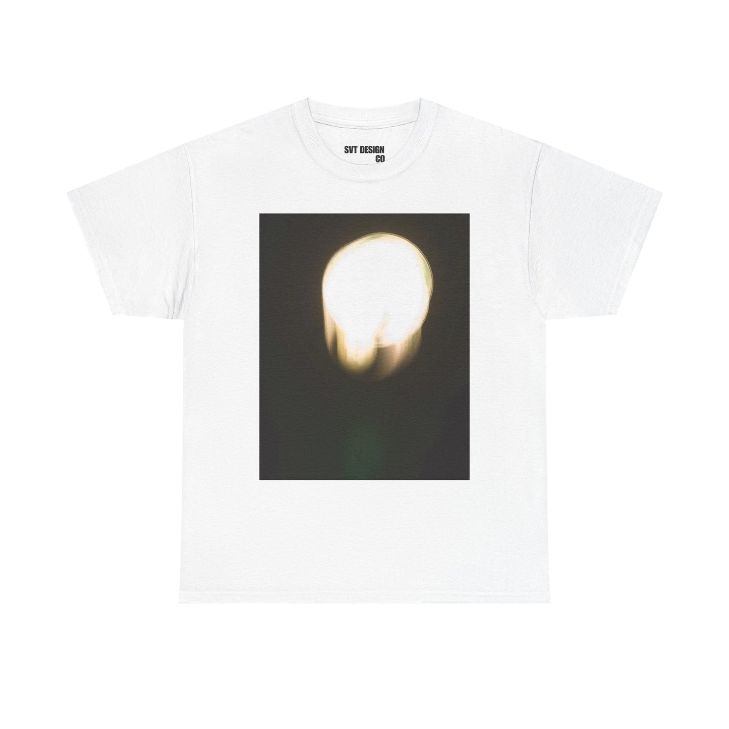 The Moon is a Lightbulb Breaking - Unisex Artistic Night Light Design T-Shirt Tee