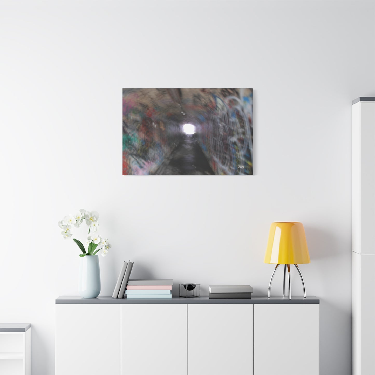 THE LIGHT AT THE END OF THE TUNNEL - Matte Canvas, Stretched, 1.25"