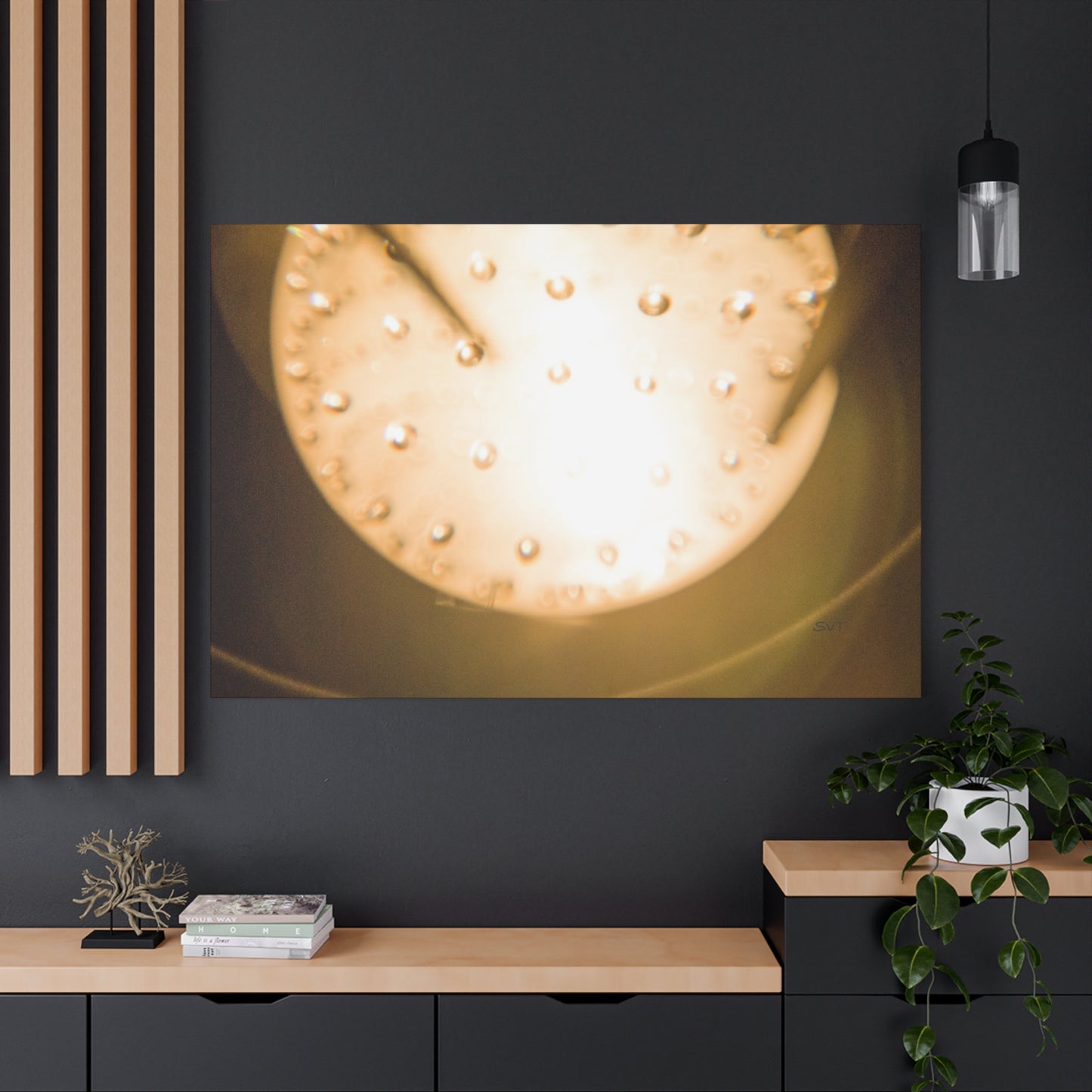 SUN GLOBE - Matte Canvas, Stretched, 1.25"