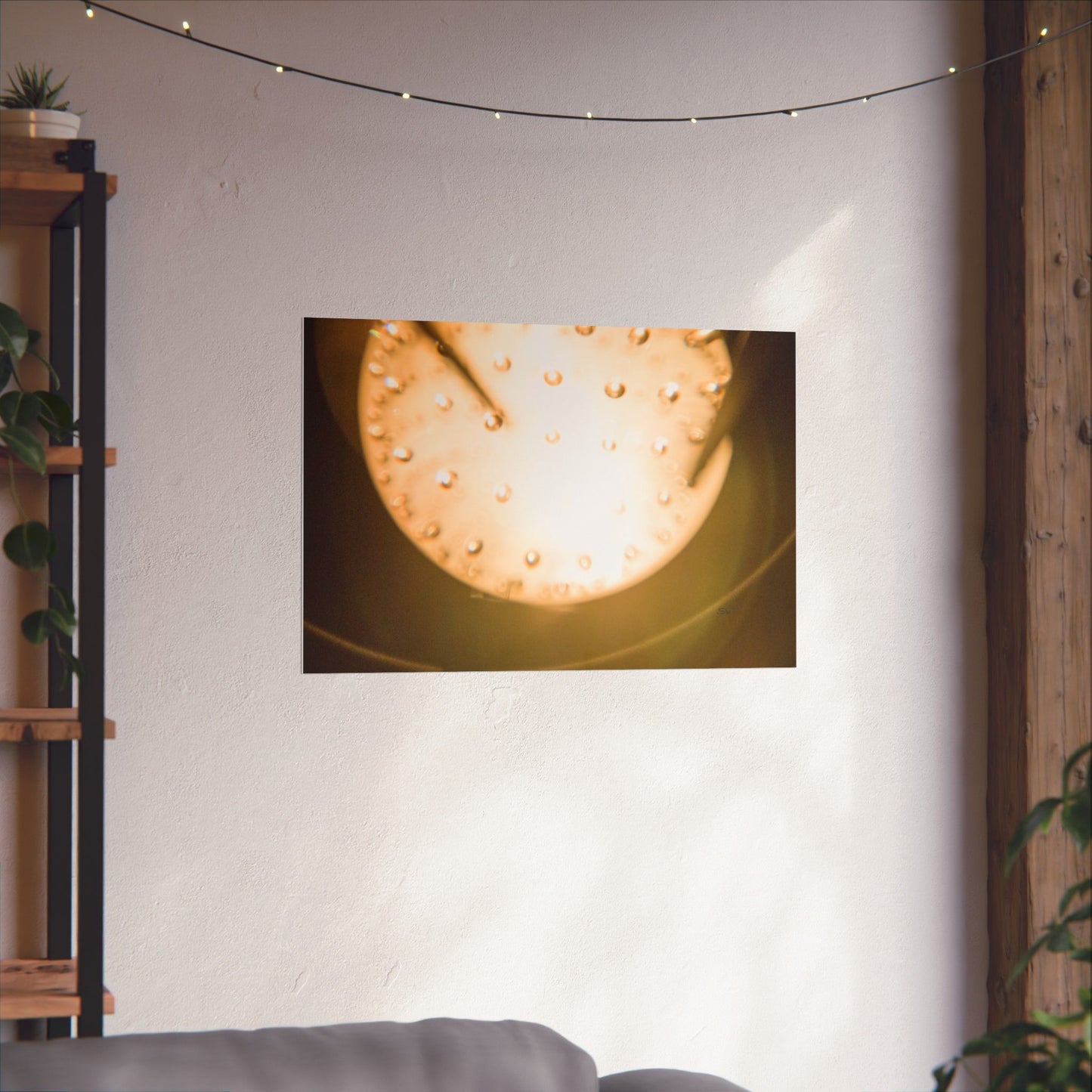 SUN GLOBE - Matte Poster, Wall Art, Home Decor, Seasonal Decoration, Gift for Nature Lovers, Fall Artwork