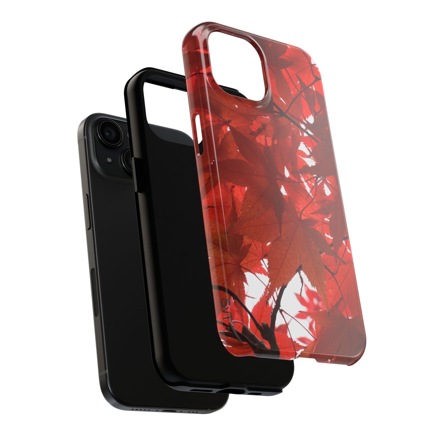 An iPhone or Samsung Tough Phone Case - FALL FOLIAGE - iPhone 16 & 15 - Samsung Galaxy S24 - Durable, Protective Cases for Everyday Adventures, Great for Gifts, Birthdays, Holidays, Original Art Design