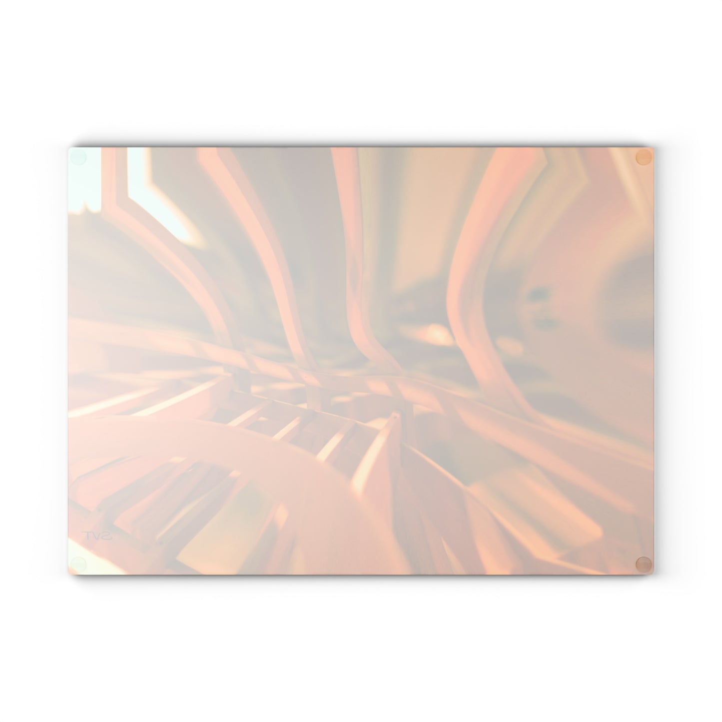 BEAMS - Artistic Glass Cutting Board - Unique Kitchen Decor, Modern Chef Gift, Housewarming Present, Vibrant Kitchen Accessory, Abstract Photography Art Design