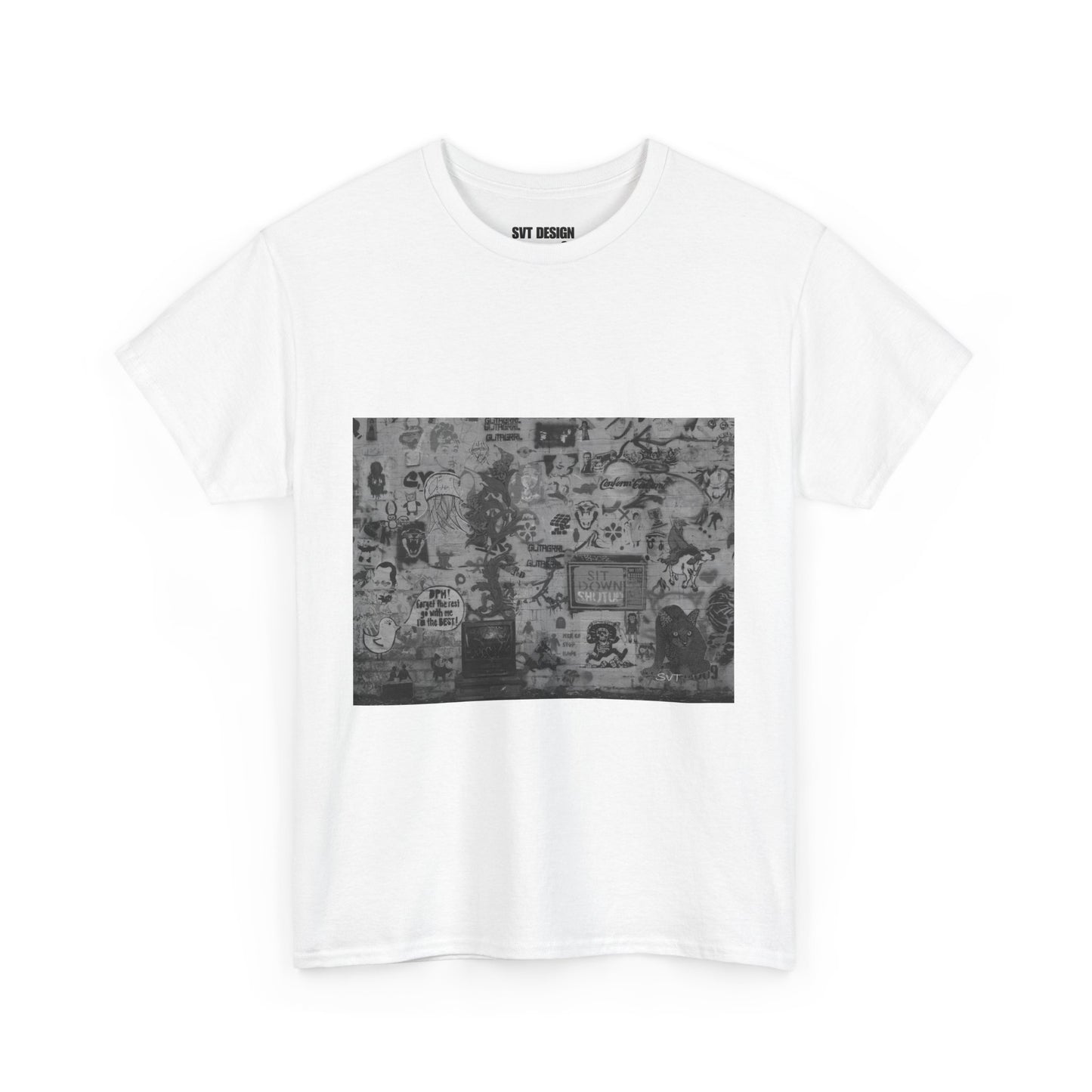 TELEVISION - Unisex Artistic Black & White Design T-Shirt Tee