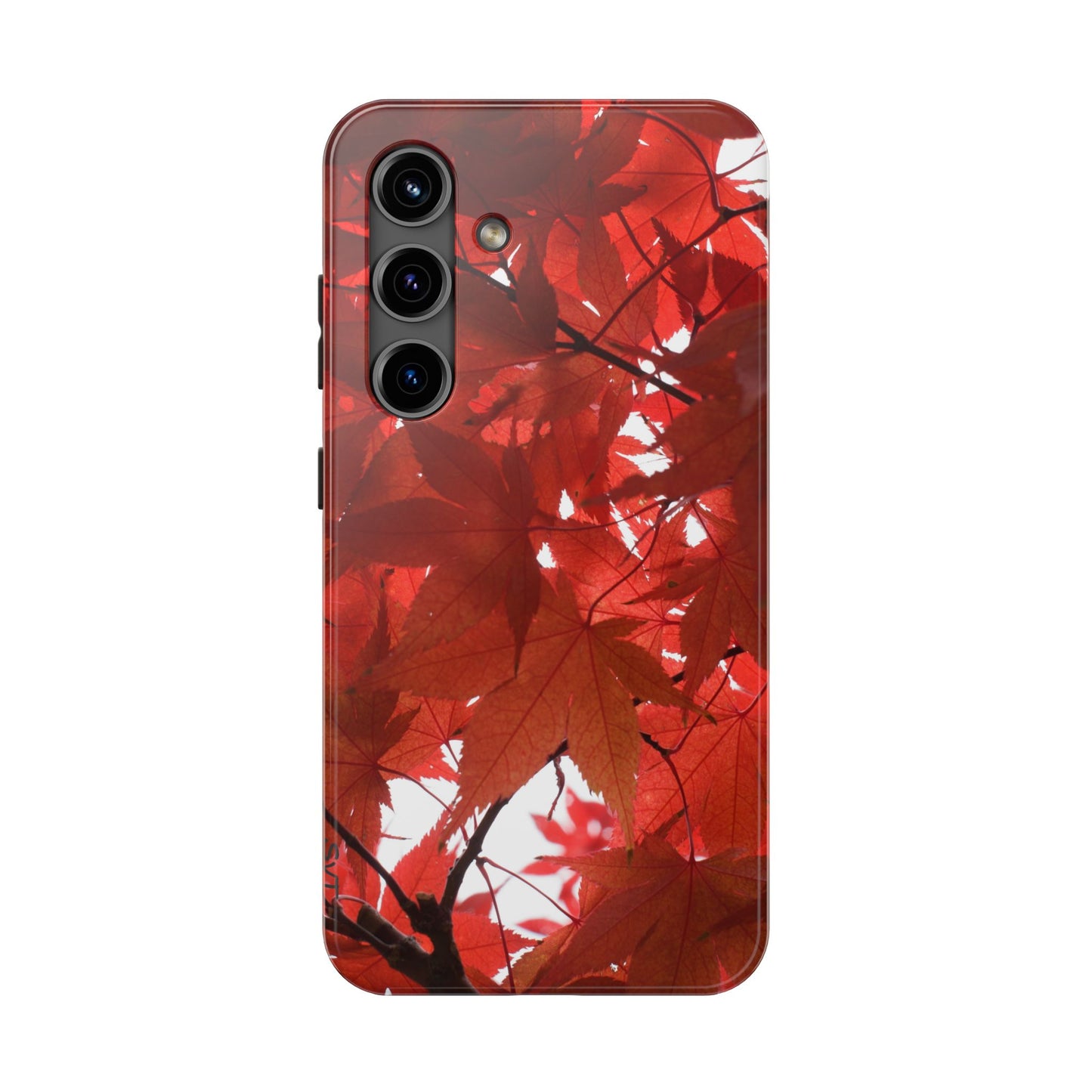 An iPhone or Samsung Tough Phone Case - FALL FOLIAGE - iPhone 16 & 15 - Samsung Galaxy S24 - Durable, Protective Cases for Everyday Adventures, Great for Gifts, Birthdays, Holidays, Original Art Design