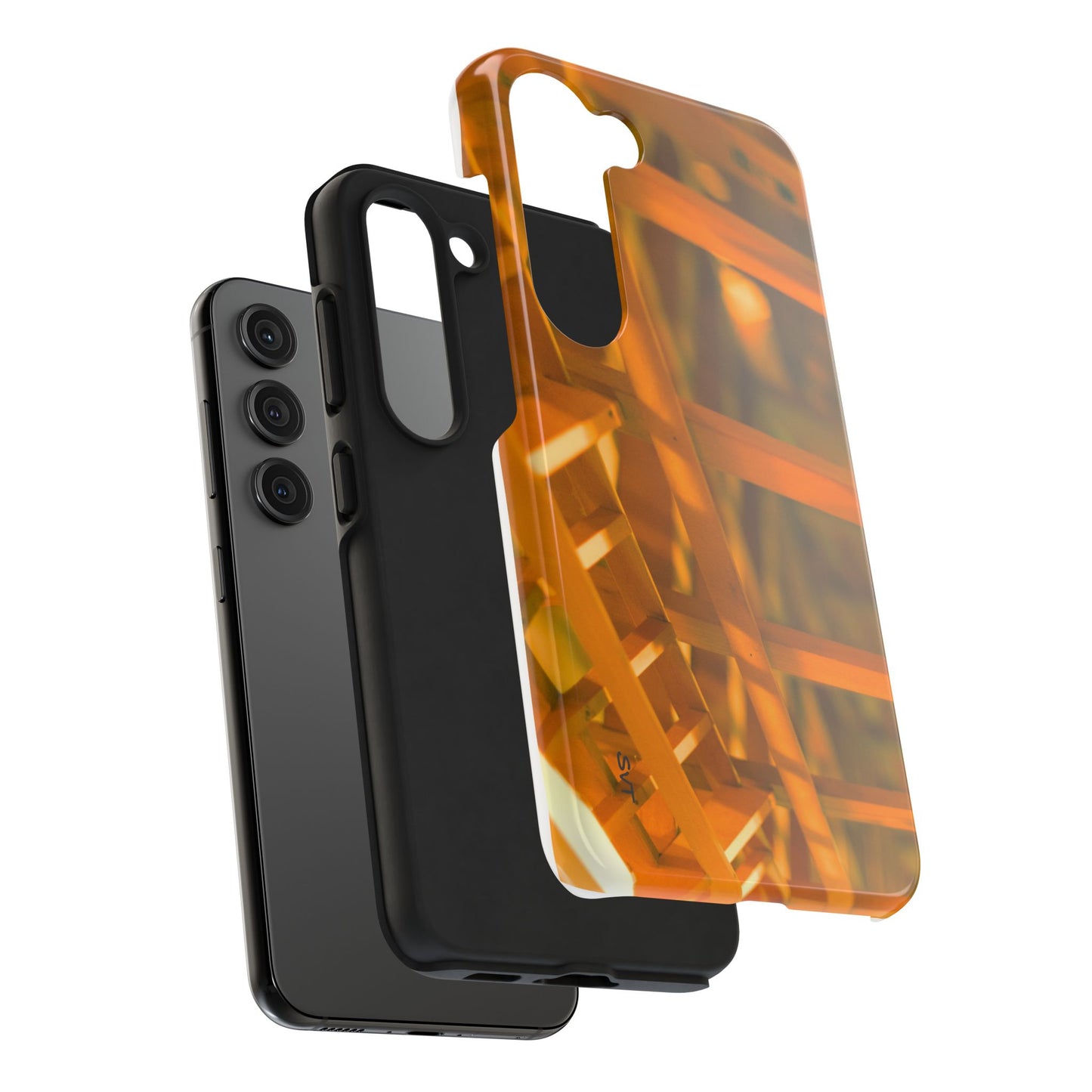 An iPhone or  Samsung Tough Phone Case - BEAMS - iPhone 16 & 15 - Samsung Galaxy S24 - Durable, Protective Cases for Everyday Adventures, Great for Gifts, Birthdays, Holidays, Original Art Design