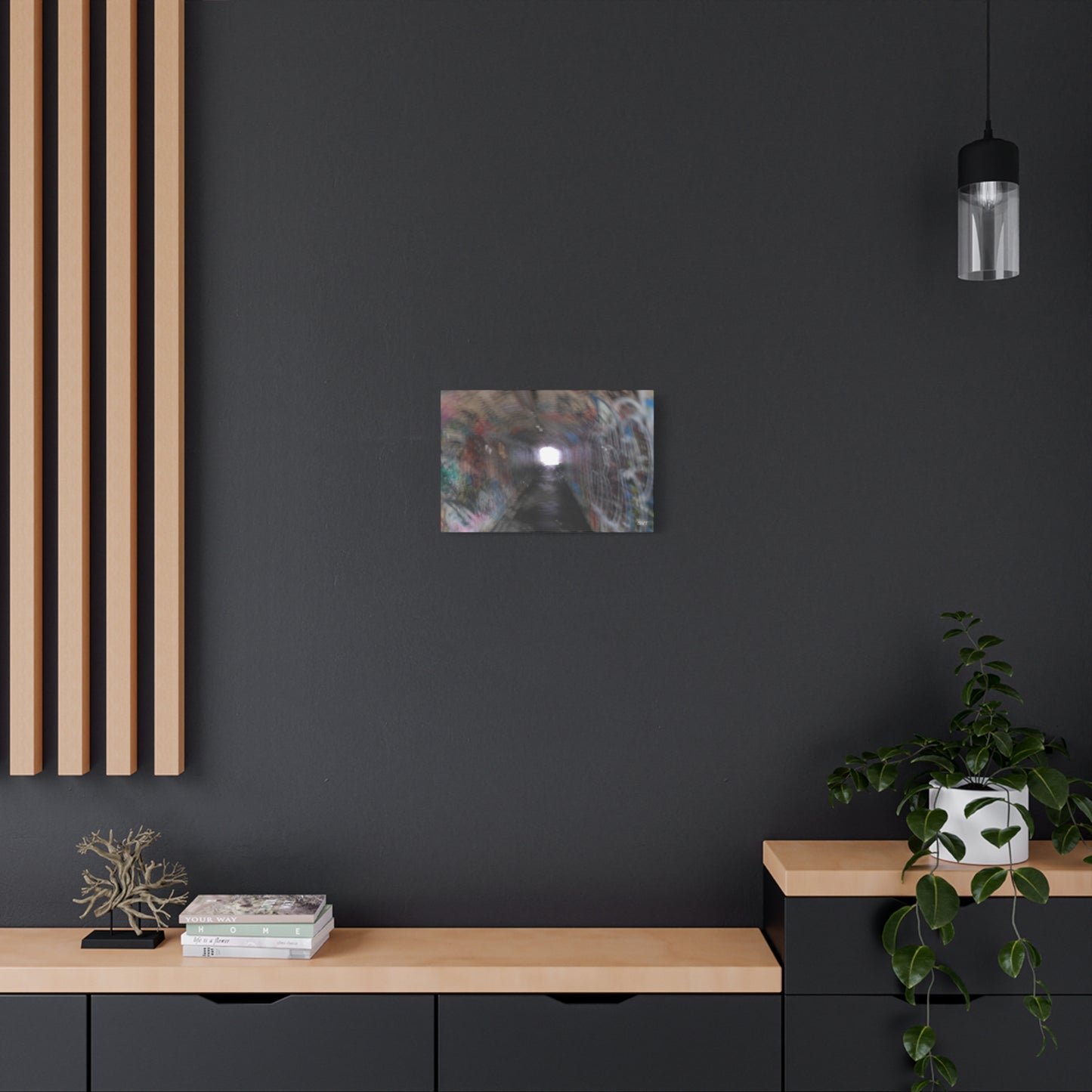 THE LIGHT AT THE END OF THE TUNNEL - Matte Canvas, Stretched, 1.25"
