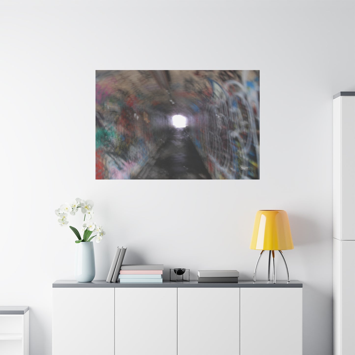 THE LIGHT AT THE END OF THE TUNNEL - Matte Canvas, Stretched, 1.25"
