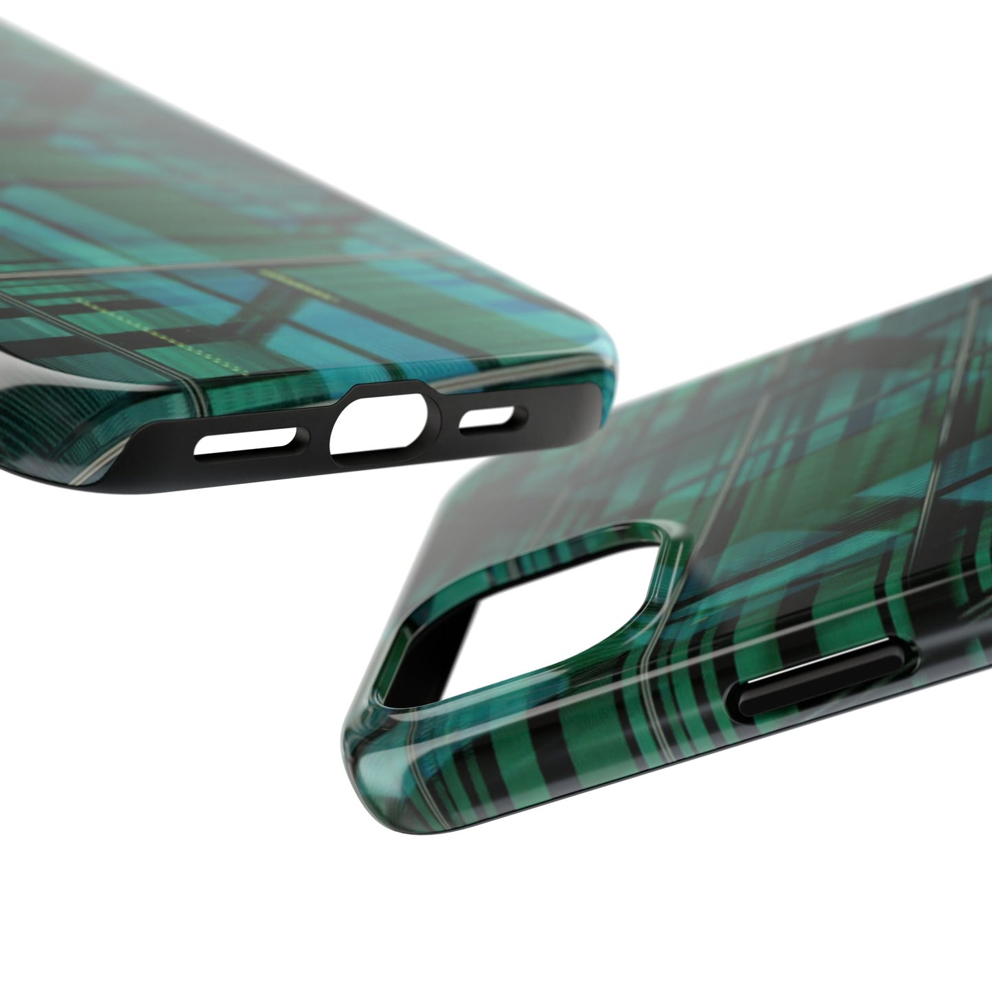 An iPhone or Samsung Tough Phone Case - GLASS - iPhone 16 & 15 - Samsung Galaxy S24 - Durable, Protective Cases for Everyday Adventures, Great for Gifts, Birthdays, Holidays, Original Art Design