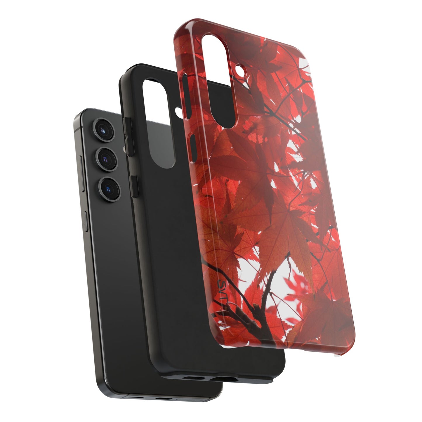 An iPhone or Samsung Tough Phone Case - FALL FOLIAGE - iPhone 16 & 15 - Samsung Galaxy S24 - Durable, Protective Cases for Everyday Adventures, Great for Gifts, Birthdays, Holidays, Original Art Design
