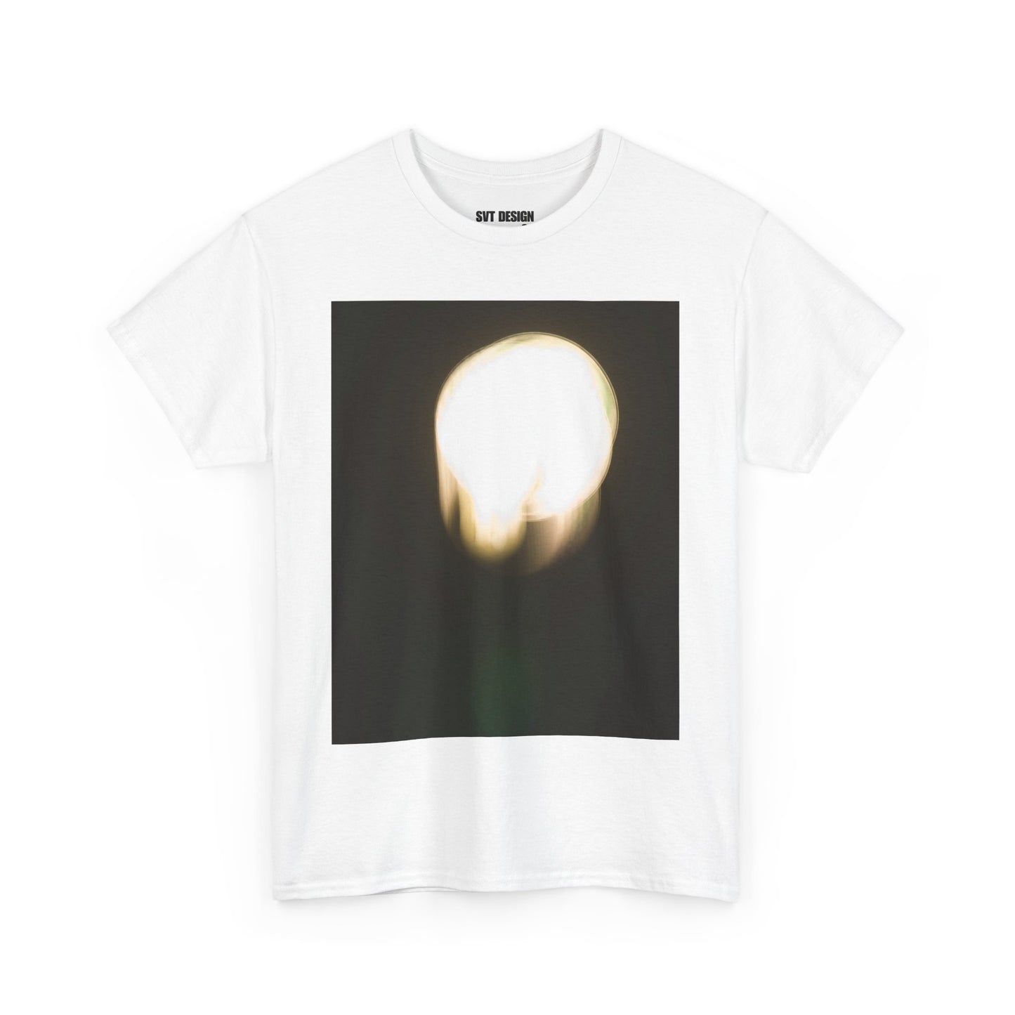 The Moon is a Lightbulb Breaking - Unisex Artistic Night Light Design T-Shirt Tee
