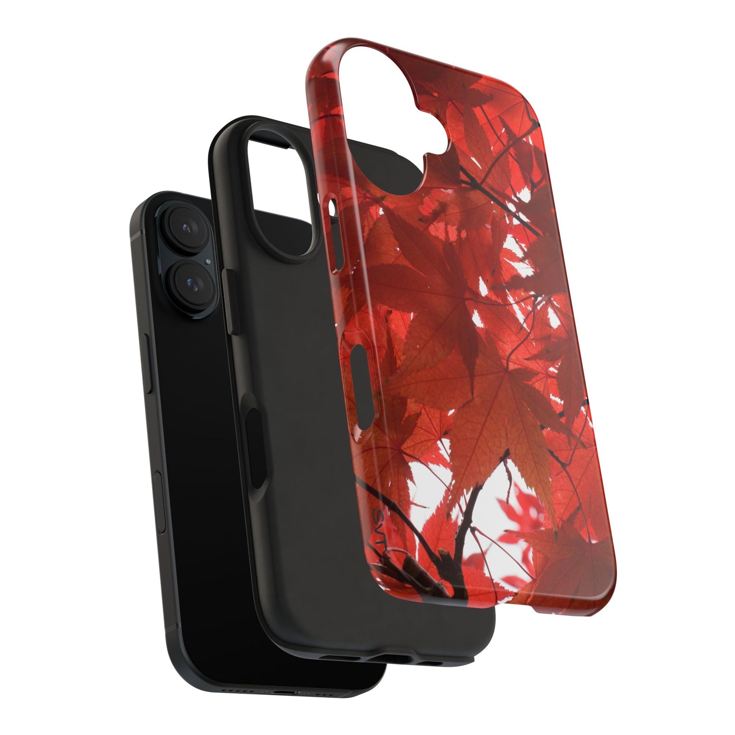 An iPhone or Samsung Tough Phone Case - FALL FOLIAGE - iPhone 16 & 15 - Samsung Galaxy S24 - Durable, Protective Cases for Everyday Adventures, Great for Gifts, Birthdays, Holidays, Original Art Design