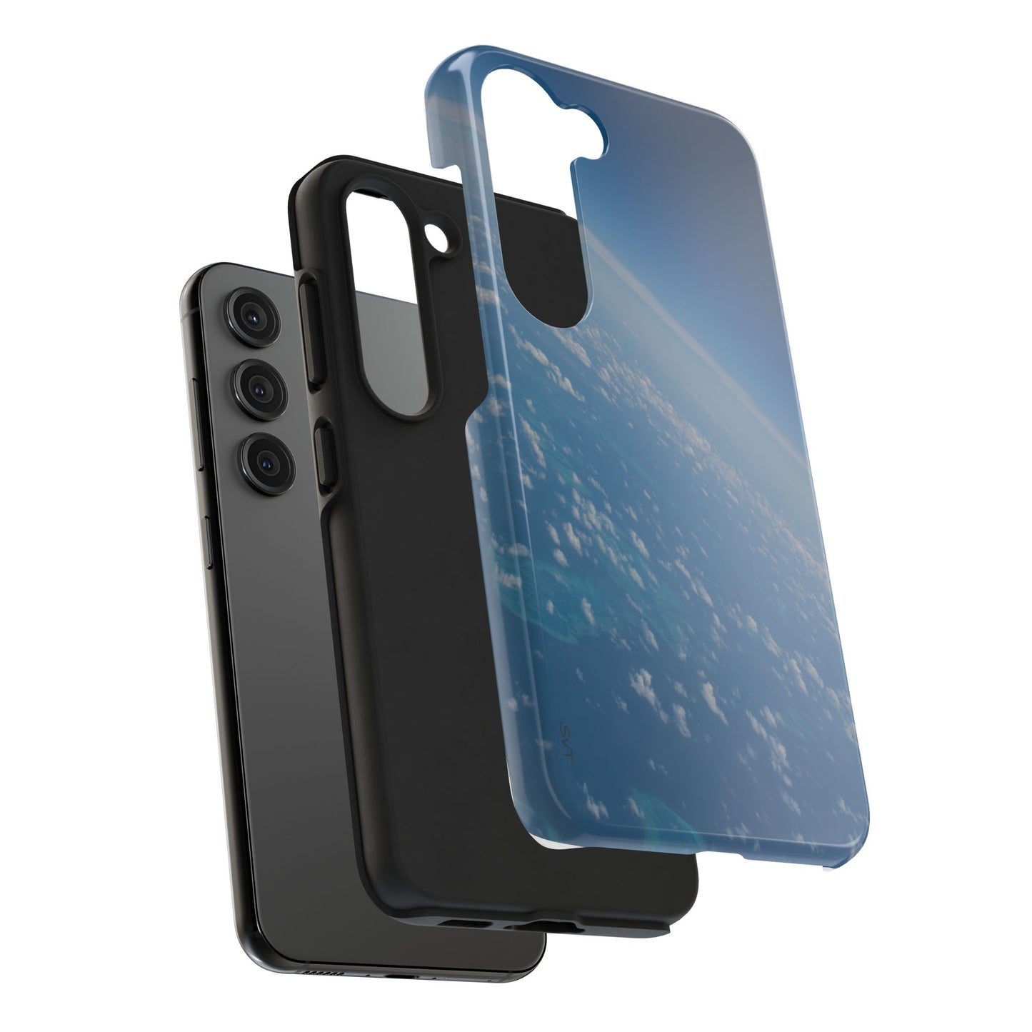 An iPhone or Samsung Tough Phone Case - SKY - iPhone 16 & 15 - Samsung Galaxy S24 - Durable, Protective Cases for Everyday Adventures, Great for Gifts, Birthdays, Holidays, Original Art Design