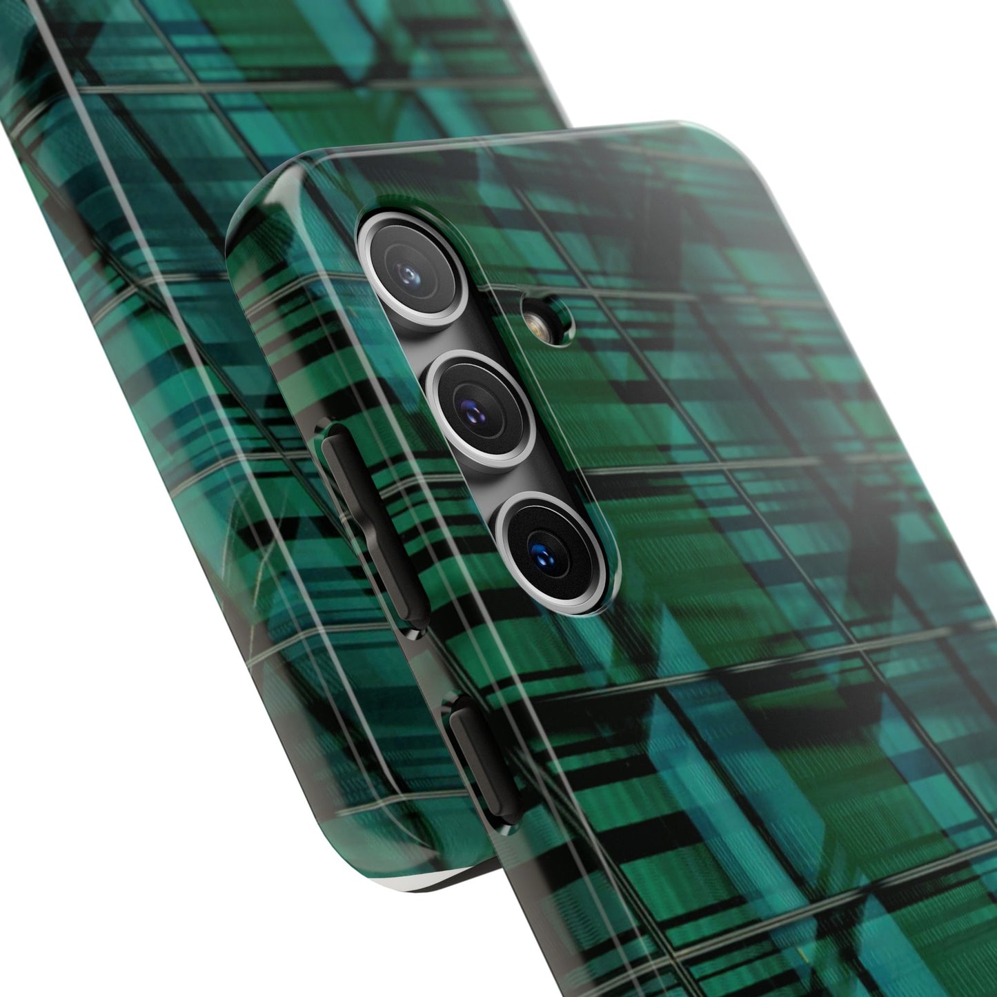 An iPhone or Samsung Tough Phone Case - GLASS - iPhone 16 & 15 - Samsung Galaxy S24 - Durable, Protective Cases for Everyday Adventures, Great for Gifts, Birthdays, Holidays, Original Art Design