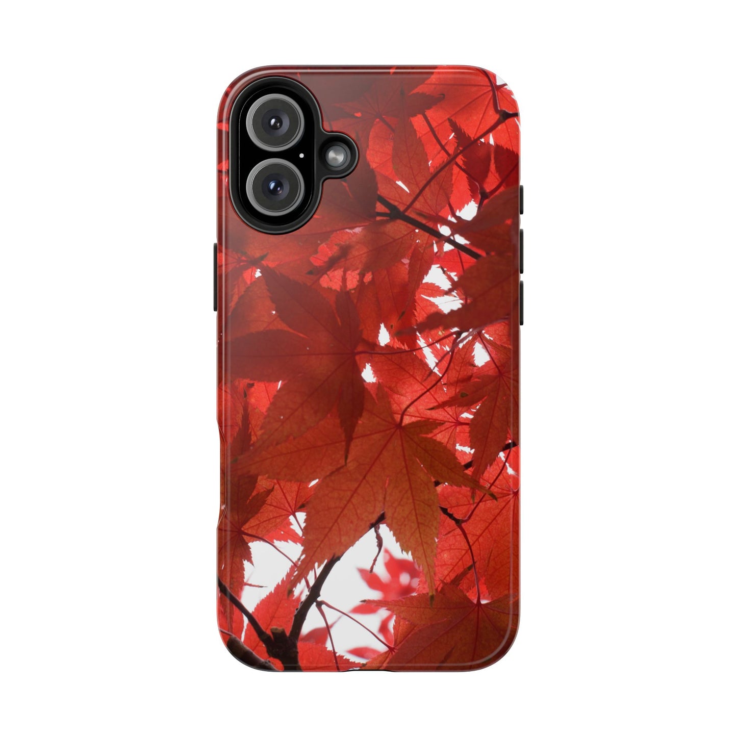 An iPhone or Samsung Tough Phone Case - FALL FOLIAGE - iPhone 16 & 15 - Samsung Galaxy S24 - Durable, Protective Cases for Everyday Adventures, Great for Gifts, Birthdays, Holidays, Original Art Design