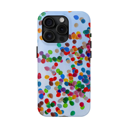 An iPhone or Samsung Tough Phone Case - BALLOONS - iPhone 16 & 15 - Samsung Galaxy S24 - Durable, Protective Cases for Everyday Adventures, Great for Gifts, Birthdays, Holidays, Original Art Design