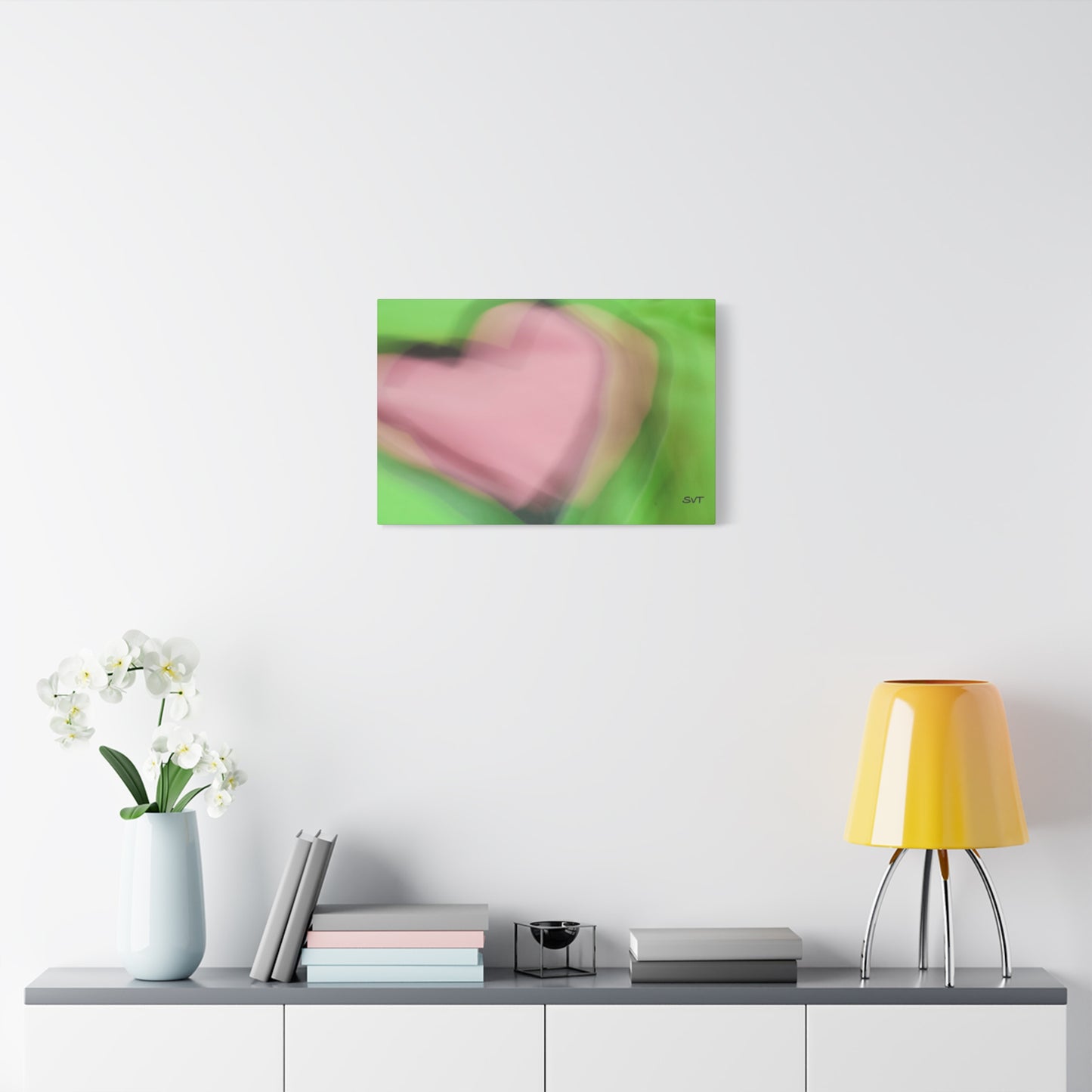 PINK HEART - Matte Canvas, Stretched, 1.25"