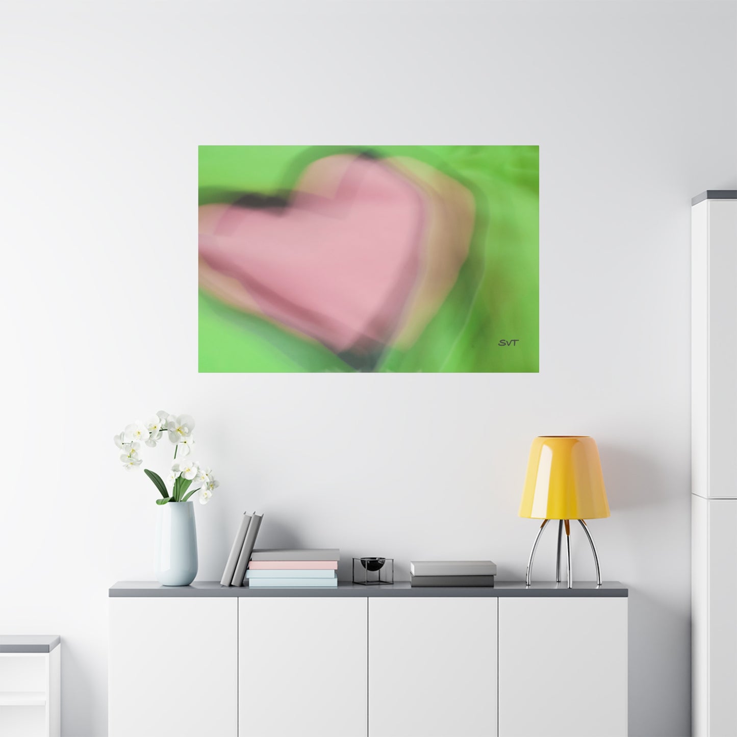 PINK HEART - Matte Canvas, Stretched, 1.25"