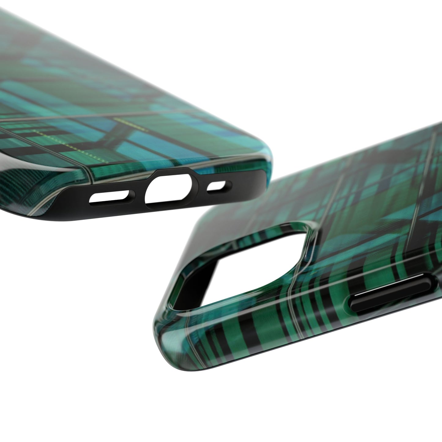 An iPhone or Samsung Tough Phone Case - GLASS - iPhone 16 & 15 - Samsung Galaxy S24 - Durable, Protective Cases for Everyday Adventures, Great for Gifts, Birthdays, Holidays, Original Art Design