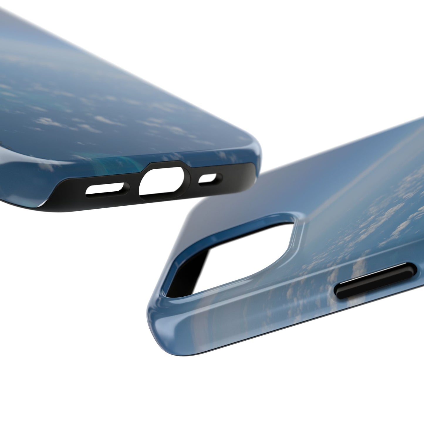 An iPhone or Samsung Tough Phone Case - SKY - iPhone 16 & 15 - Samsung Galaxy S24 - Durable, Protective Cases for Everyday Adventures, Great for Gifts, Birthdays, Holidays, Original Art Design