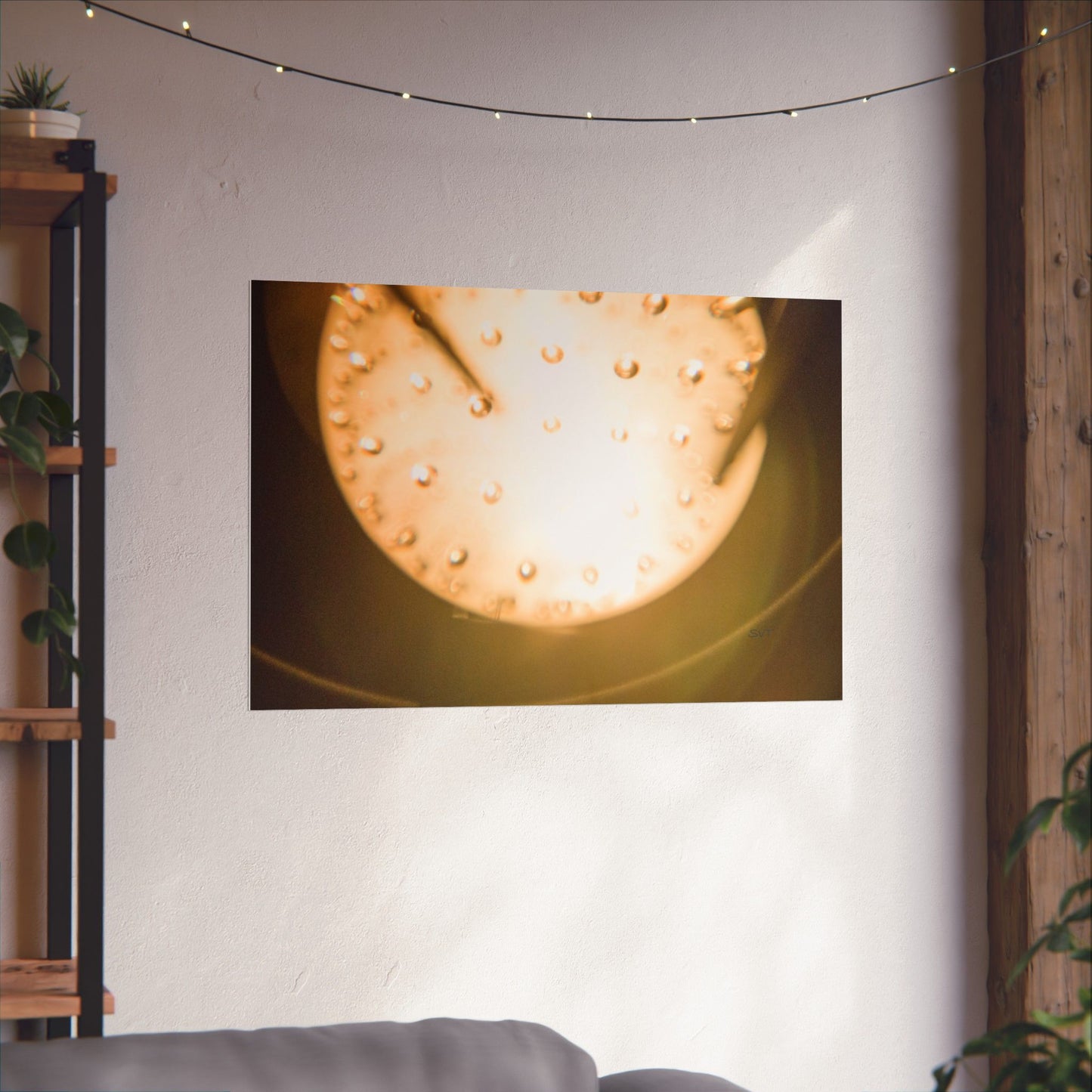 SUN GLOBE - Matte Poster, Wall Art, Home Decor, Seasonal Decoration, Gift for Nature Lovers, Fall Artwork