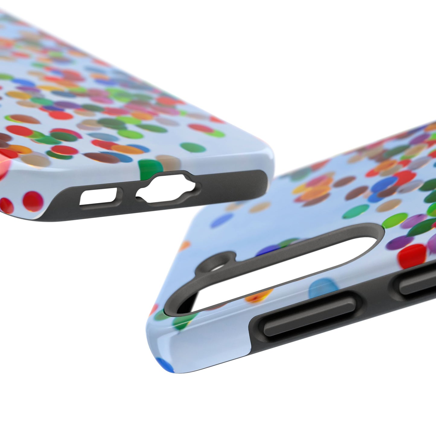 An iPhone or Samsung Tough Phone Case - BALLOONS - iPhone 16 & 15 - Samsung Galaxy S24 - Durable, Protective Cases for Everyday Adventures, Great for Gifts, Birthdays, Holidays, Original Art Design