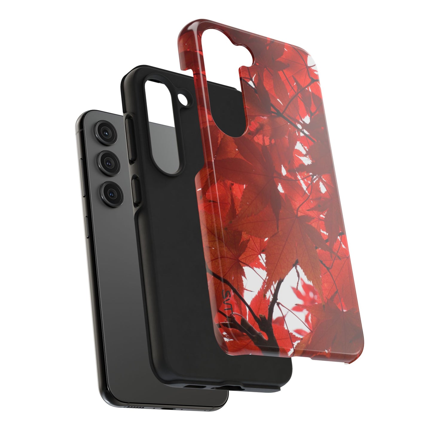 An iPhone or Samsung Tough Phone Case - FALL FOLIAGE - iPhone 16 & 15 - Samsung Galaxy S24 - Durable, Protective Cases for Everyday Adventures, Great for Gifts, Birthdays, Holidays, Original Art Design