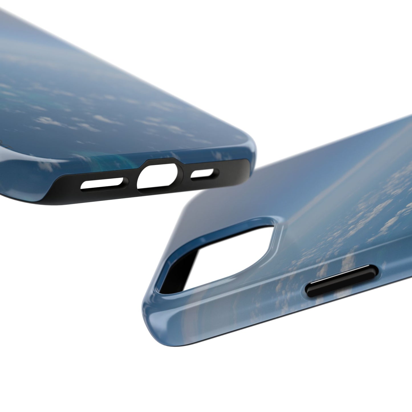An iPhone or Samsung Tough Phone Case - SKY - iPhone 16 & 15 - Samsung Galaxy S24 - Durable, Protective Cases for Everyday Adventures, Great for Gifts, Birthdays, Holidays, Original Art Design
