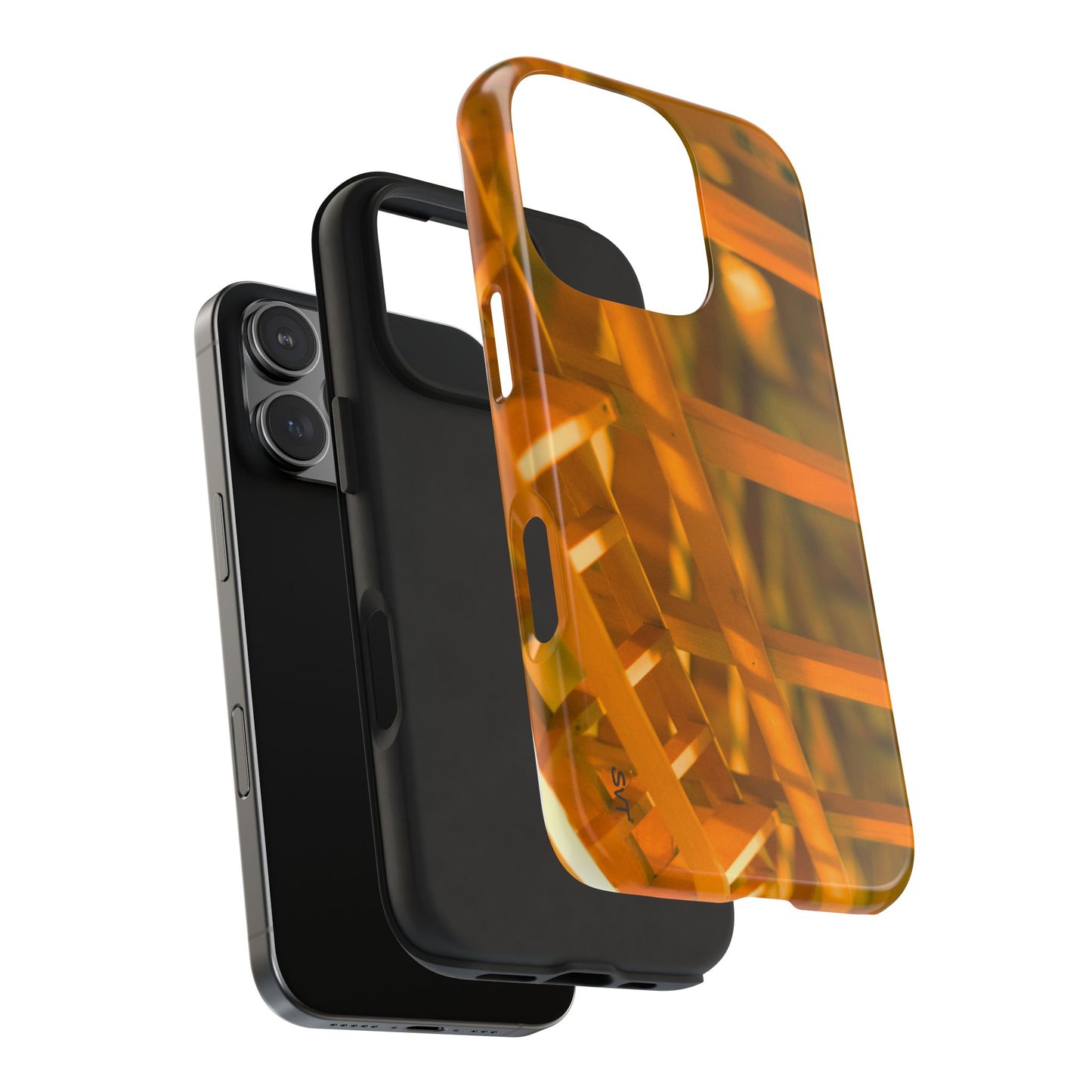 An iPhone or  Samsung Tough Phone Case - BEAMS - iPhone 16 & 15 - Samsung Galaxy S24 - Durable, Protective Cases for Everyday Adventures, Great for Gifts, Birthdays, Holidays, Original Art Design