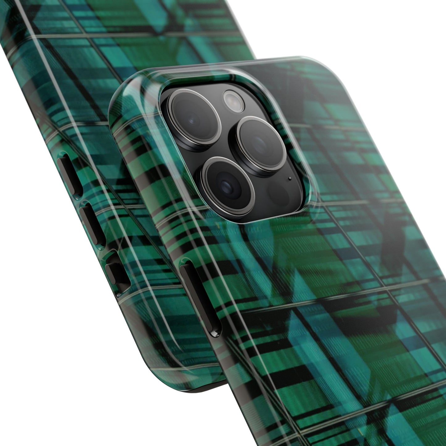 An iPhone or Samsung Tough Phone Case - GLASS - iPhone 16 & 15 - Samsung Galaxy S24 - Durable, Protective Cases for Everyday Adventures, Great for Gifts, Birthdays, Holidays, Original Art Design