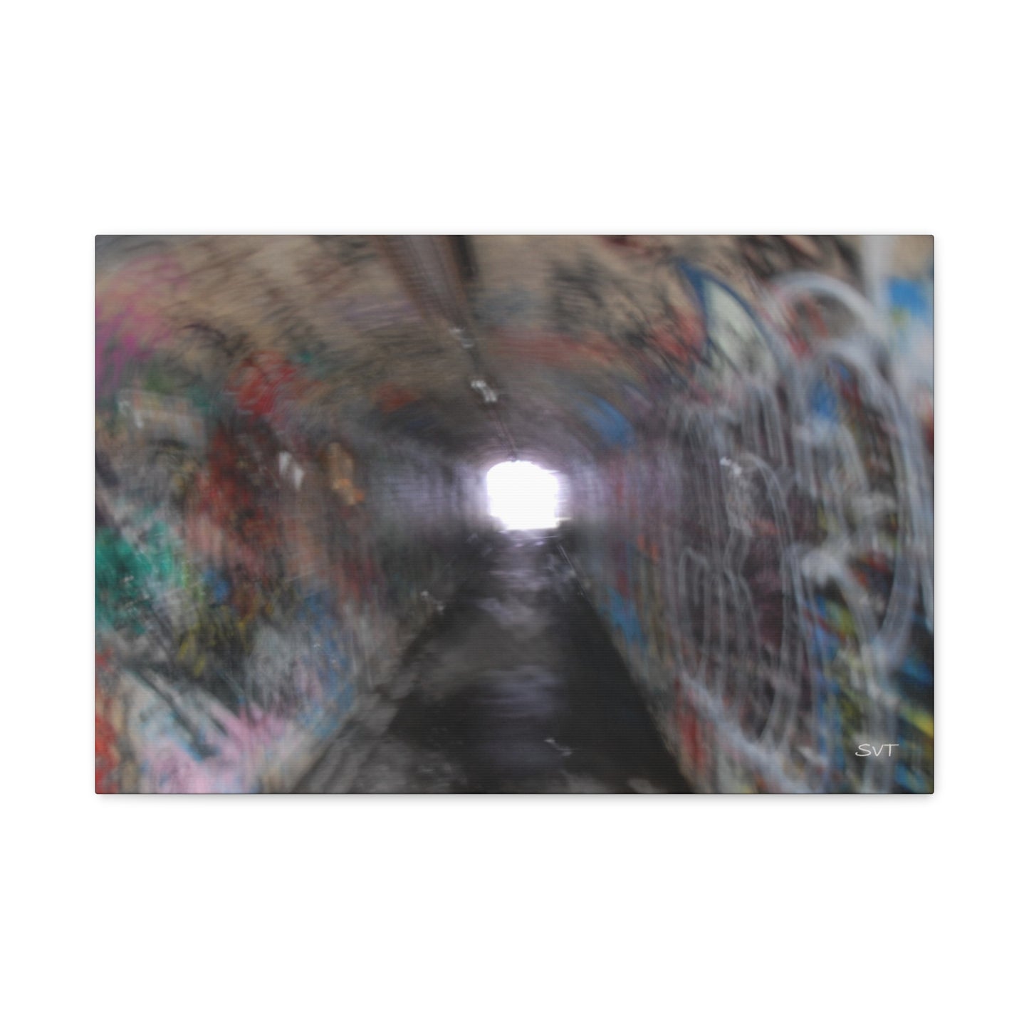 THE LIGHT AT THE END OF THE TUNNEL - Matte Canvas, Stretched, 1.25"