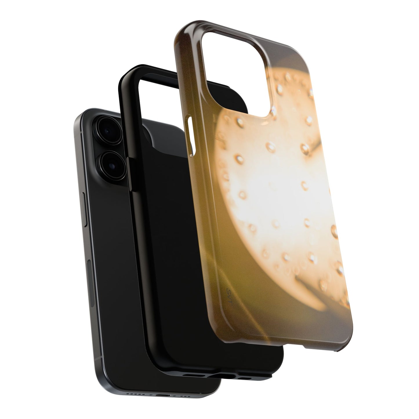 An iPhone or  Samsung Tough Phone Case - SUN GLOBE - iPhone 16 & 15 - Samsung Galaxy S24 - Durable, Protective Cases for Everyday Adventures, Great for Gifts, Birthdays, Holidays, Original Art Design
