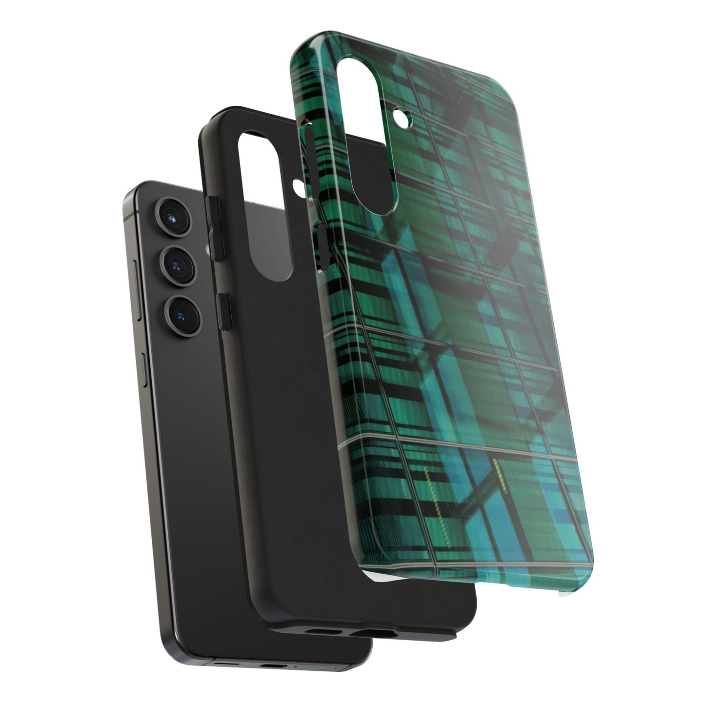 An iPhone or Samsung Tough Phone Case - GLASS - iPhone 16 & 15 - Samsung Galaxy S24 - Durable, Protective Cases for Everyday Adventures, Great for Gifts, Birthdays, Holidays, Original Art Design