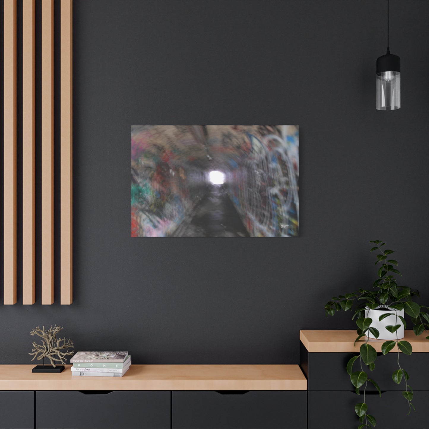 THE LIGHT AT THE END OF THE TUNNEL - Matte Canvas, Stretched, 1.25"