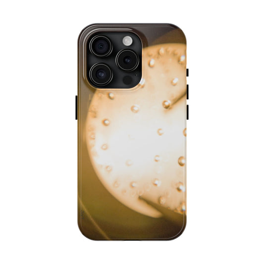 An iPhone or  Samsung Tough Phone Case - SUN GLOBE - iPhone 16 & 15 - Samsung Galaxy S24 - Durable, Protective Cases for Everyday Adventures, Great for Gifts, Birthdays, Holidays, Original Art Design