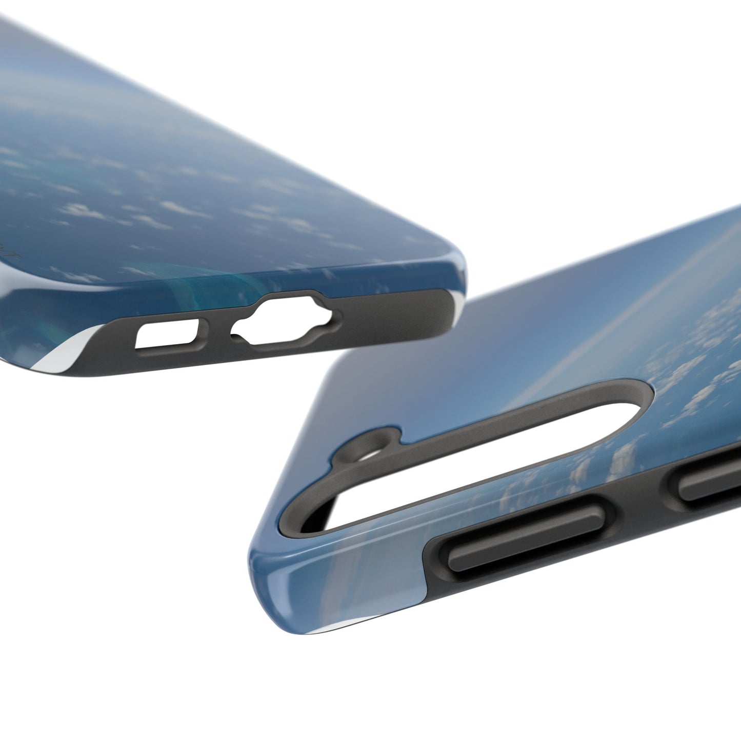An iPhone or Samsung Tough Phone Case - SKY - iPhone 16 & 15 - Samsung Galaxy S24 - Durable, Protective Cases for Everyday Adventures, Great for Gifts, Birthdays, Holidays, Original Art Design