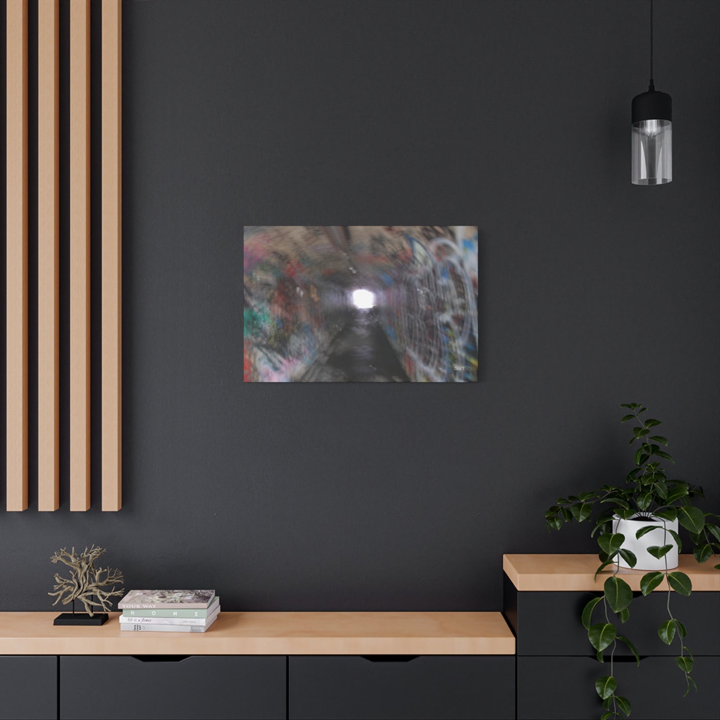 THE LIGHT AT THE END OF THE TUNNEL - Matte Canvas, Stretched, 1.25"